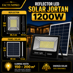Reflector Solar Jortan 1200W IP66 – Panel + Control Remoto miniatura 4