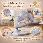 Silla Mecedora Musical Premium para Bebé miniatura 2