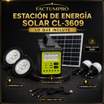 Estación de Energía Solar Multifuncional CcLamp CL-3609 miniatura 5