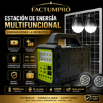 Estación de Energía Solar Multifuncional CcLamp CL-3609 miniatura 2