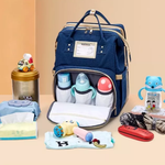Mochila Pañalera 3 en 1 con Cambiador y Cuna Portátil miniatura 7