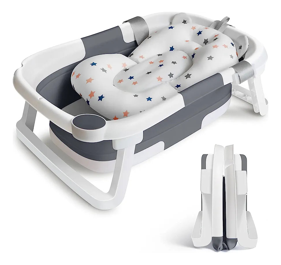 BabyBath Pro – Tina de Baño Plegable con Termómetro - 5