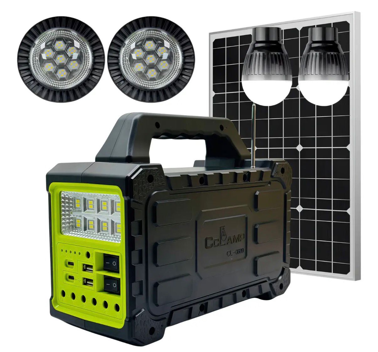 Estación de Energía Solar Multifuncional CcLamp CL-3609