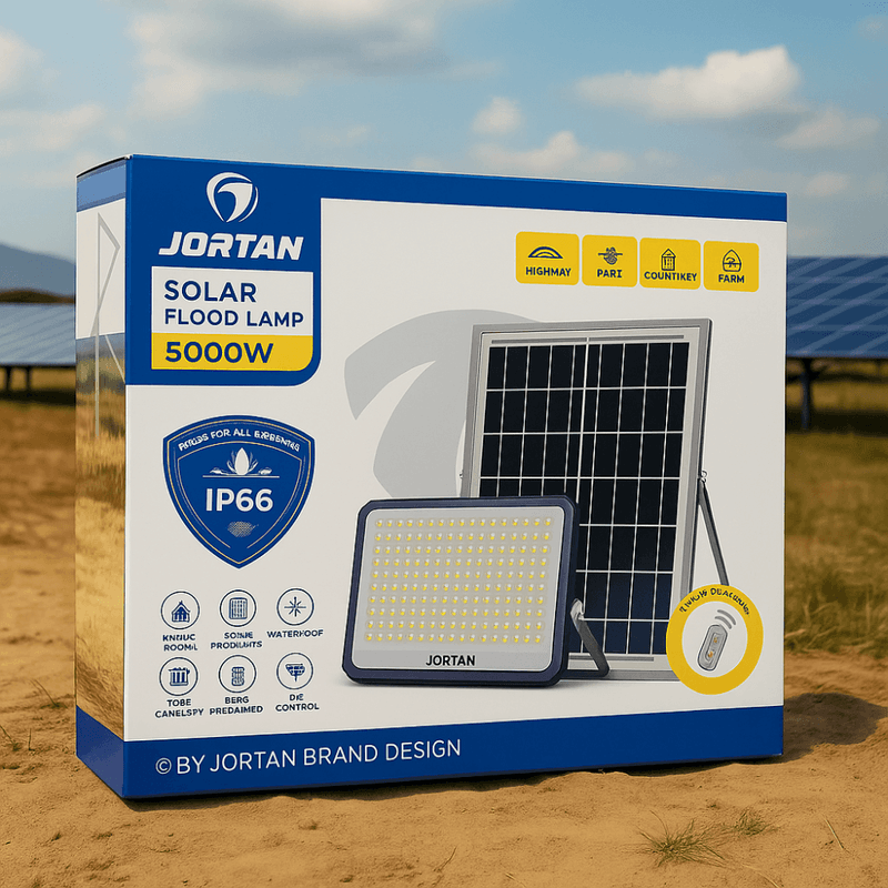 REFLECTOR SOLAR JORTAN – ILUMINACIÓN POTENTE SIN CABLES