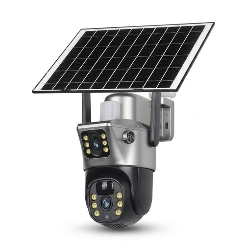 Cámara Solar 4G con Chip – Vigilancia Sin WiFi 24/7