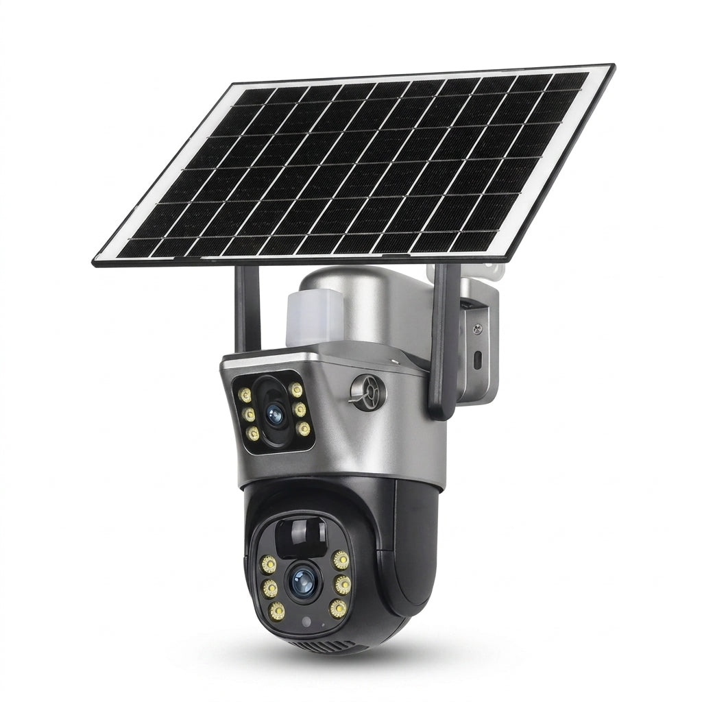 Cámara Solar 4G con Chip – Vigilancia Sin WiFi 24/7 - 1