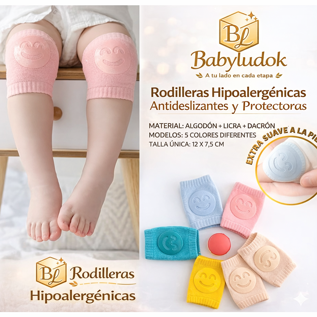 Rodilleras Antideslizantes Hipoalergénicas – Combo x6 Pares - 6