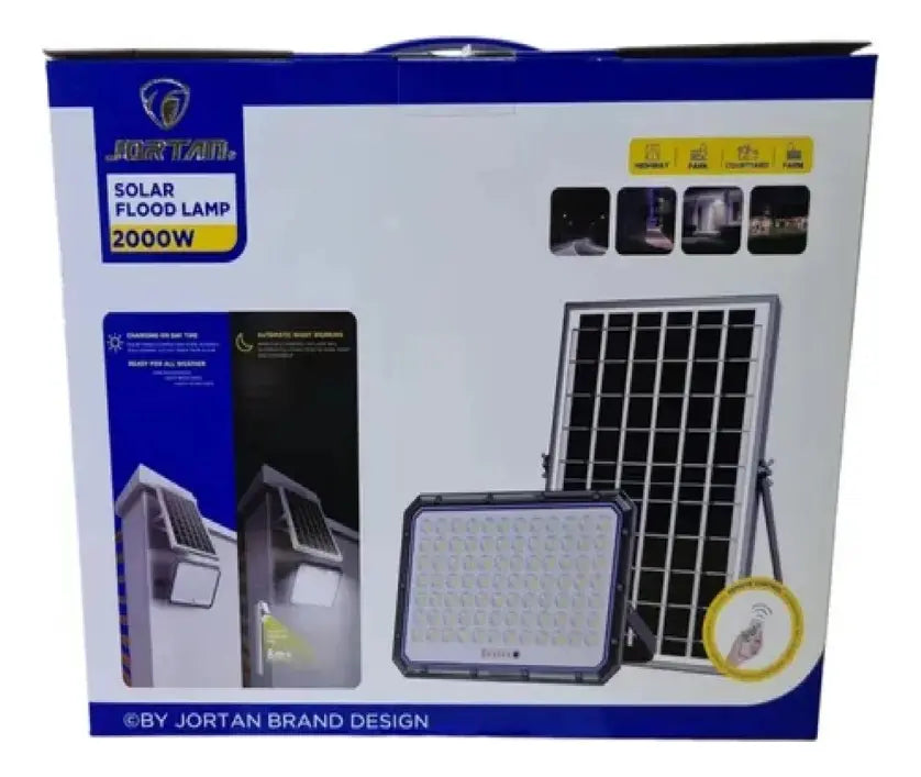 REFLECTOR SOLAR JORTAN – ILUMINACIÓN POTENTE SIN CABLES