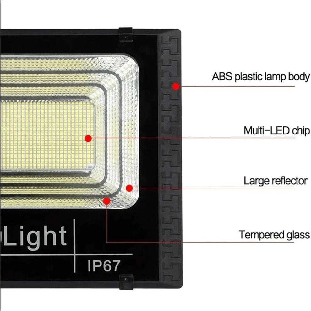 Reflector Solar Jortan 600W | Ilumina Grandes Espacios Sin Pagar Energía 🔥