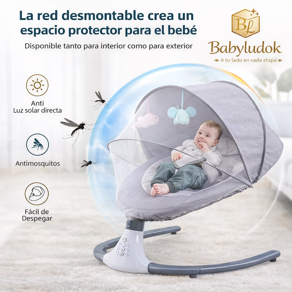 Silla Mecedora Musical Premium para Bebé - 3