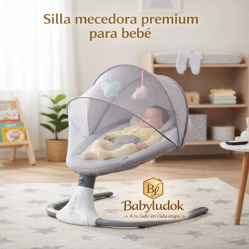 Silla Mecedora Musical Premium para Bebé foto 11