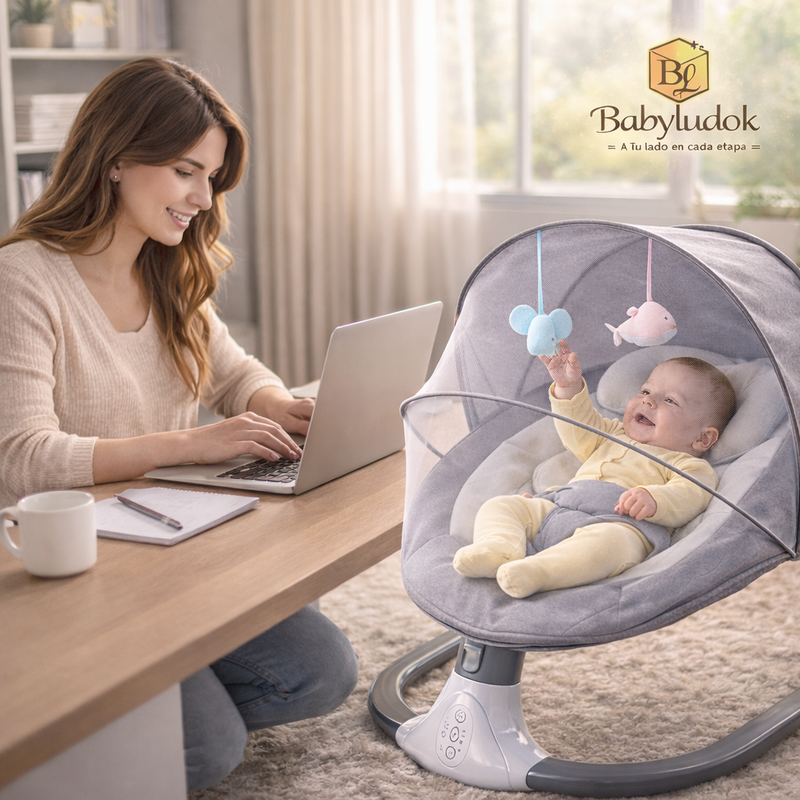 Silla Mecedora Musical Premium para Bebé foto 13