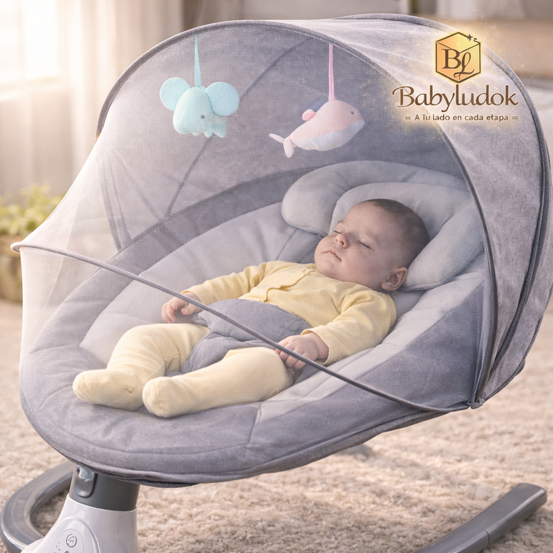 Silla Mecedora Musical Premium para Bebé foto 12
