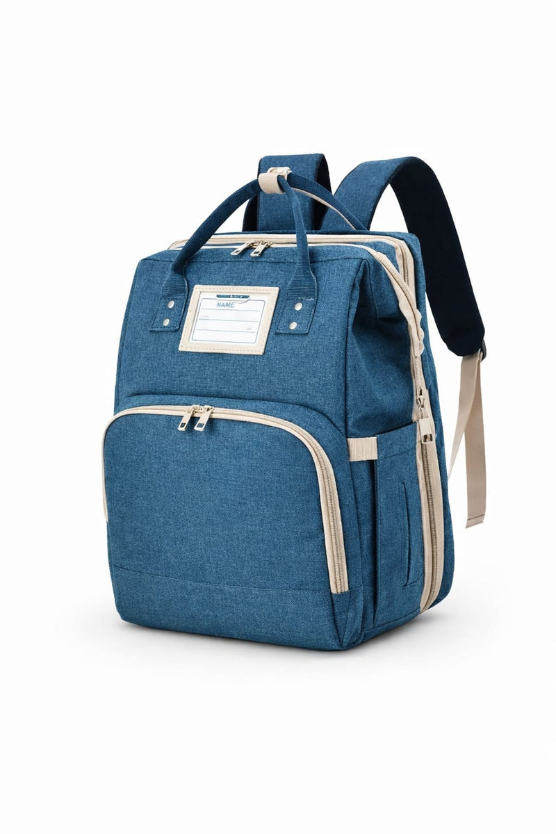Mochila Pañalera 3 en 1 con Cambiador y Cuna Portátil - 5