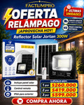 Reflector Solar Jortan 300W – Luz Potente IP66 para Exterior miniatura 3