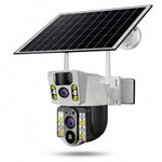 Cámara Solar de Doble Lente – Vigilancia 24/7 Sin Cables miniatura 1