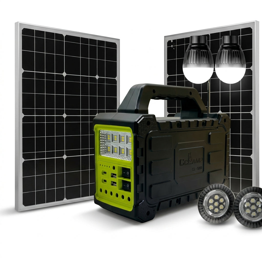 Estación de Energía Solar Multifuncional CcLamp CL-3609