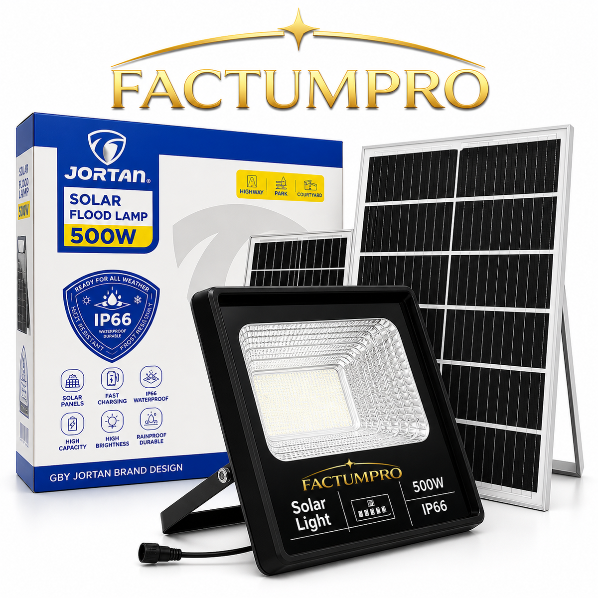 Reflector Solar Jortan – Ilumina Todo Sin Pagar Luz - Kit completo